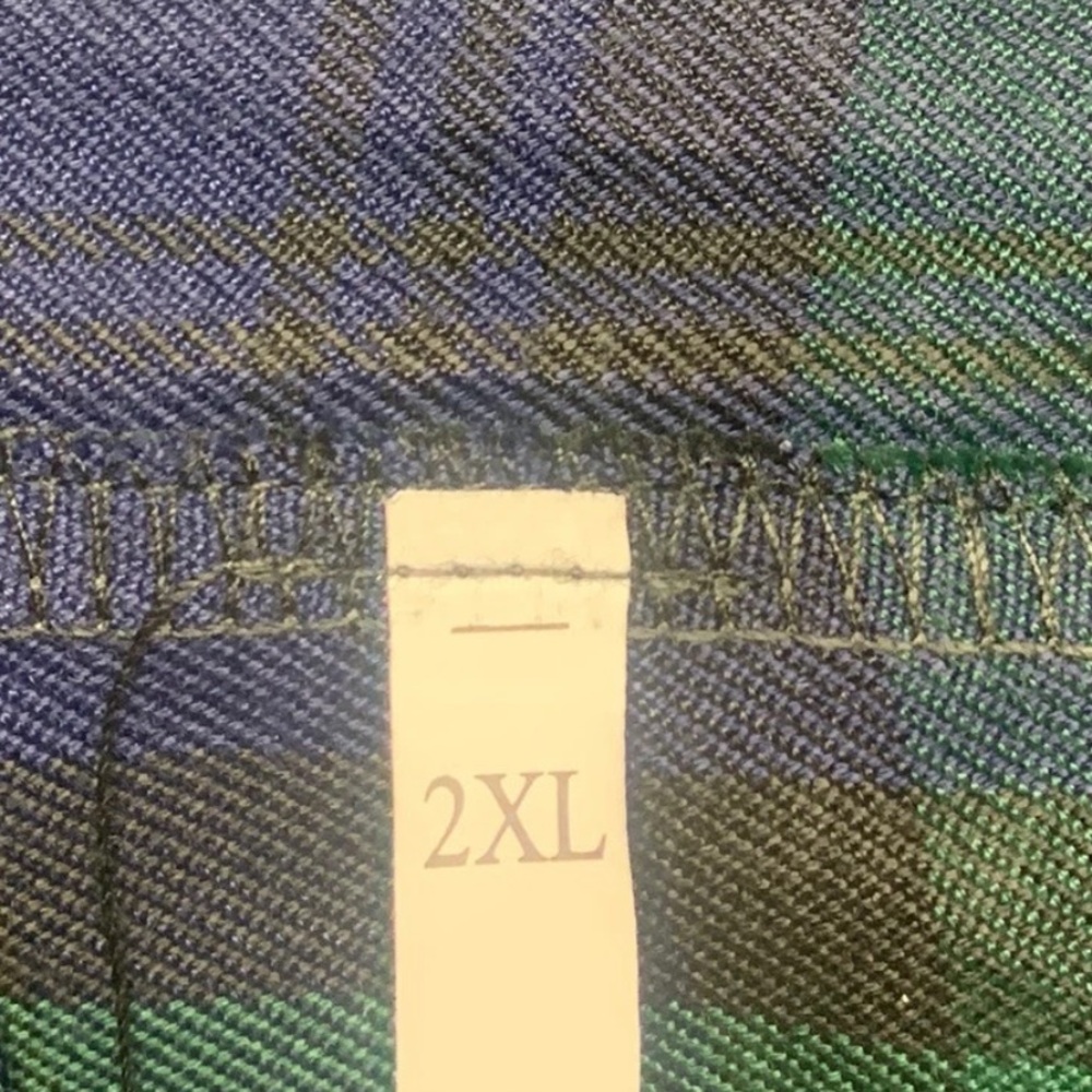 Scottish Kilt Mens 2X Blackwatch Tartan Plaid Highland Buckle Cargo Celtic Punk - Picture 7 of 11
